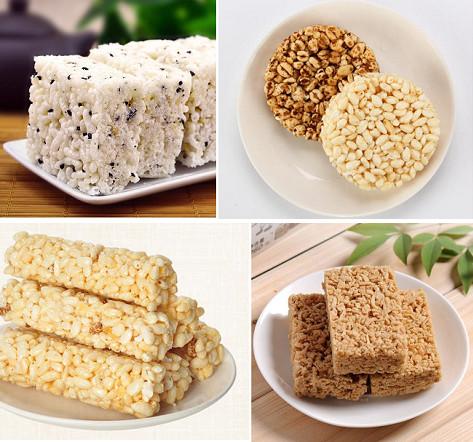 Puffed Rice Cookie Processing Machinery, Automatic Forming Equipment for Molding Various Shapes of Rice Candy