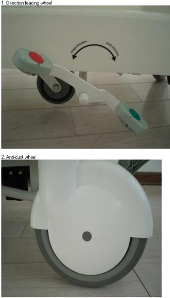 Hospital hydraulic stretcher car (ALS-ST005)