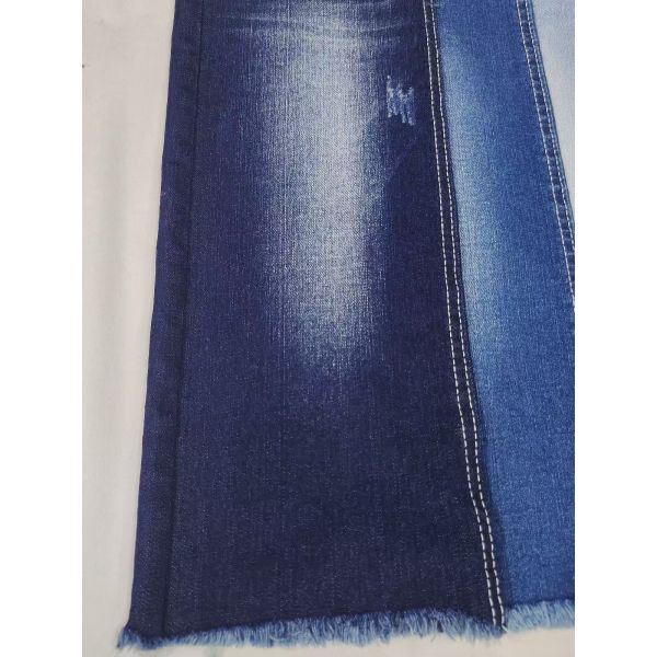 Dark Blue Stretch  9.2oz 180CM Full Width Denim Fabric With 10*21/40  Construction