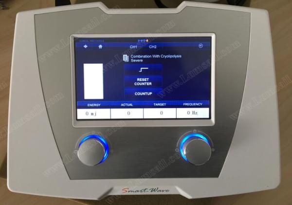 Powerful Acoustic Shock Wave Cellulite Reduce Therapy Equipment With Ultrasonic Cavitation CE