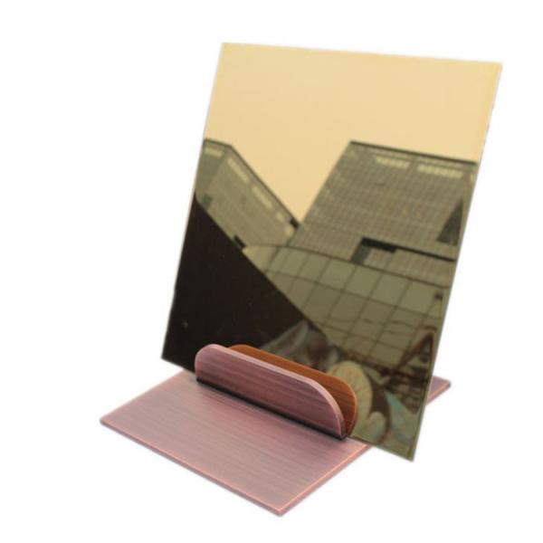 Customized 201 304 430 Stainless Steel Coloured Sheet 8k Mirror Decorative Plate