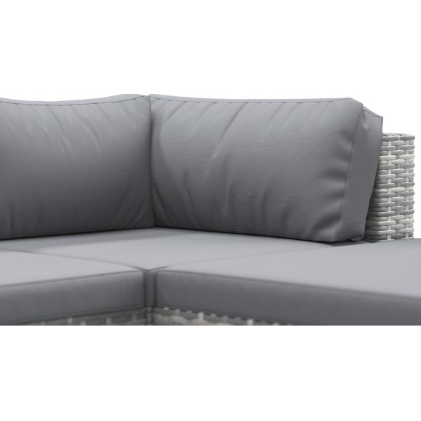 Wholesale Wicker Outdoor Sectional Lounge Set Rattan Outdoor Furniture Conversation Leisure Sofa Set