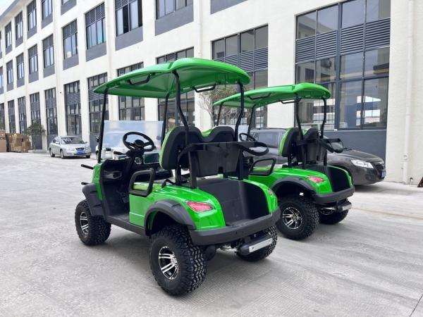 Fabrica Venda por atacado Carrinho de Golf Preço Elétrico Pneus Off Road 4 Roda 2 lugares para Venda