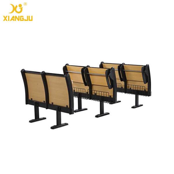Metal frame Plywood College Student Desk And Chair Set 5 Years Guarantee