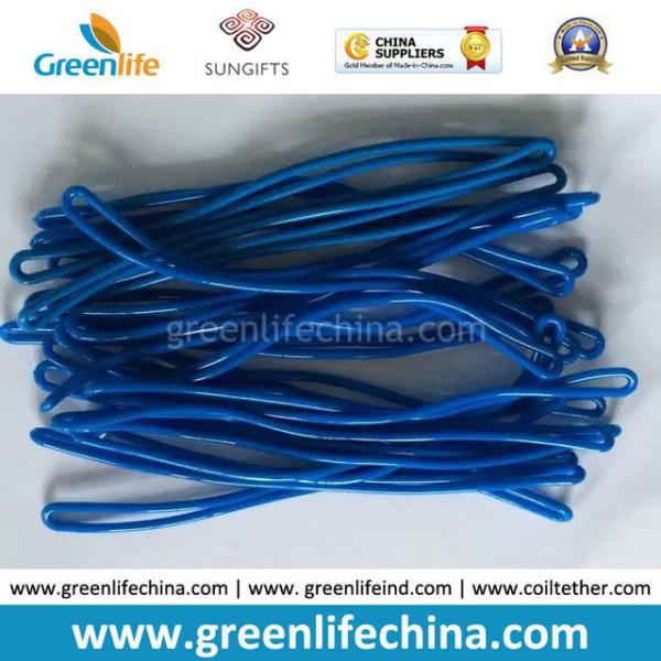 Hot Sale High Quality PVC Luggage Tag Loop Strip Solid Yellow Rope