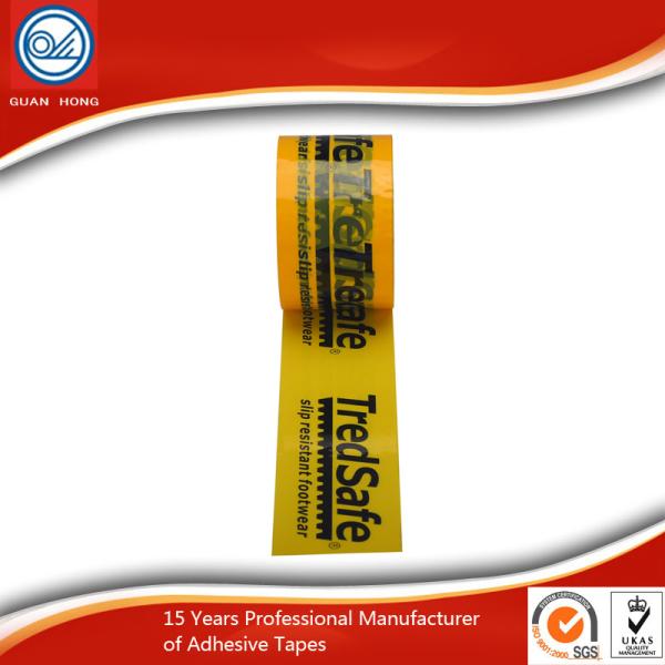 black and yellow PVC underground detectable warning tape for hazard warning