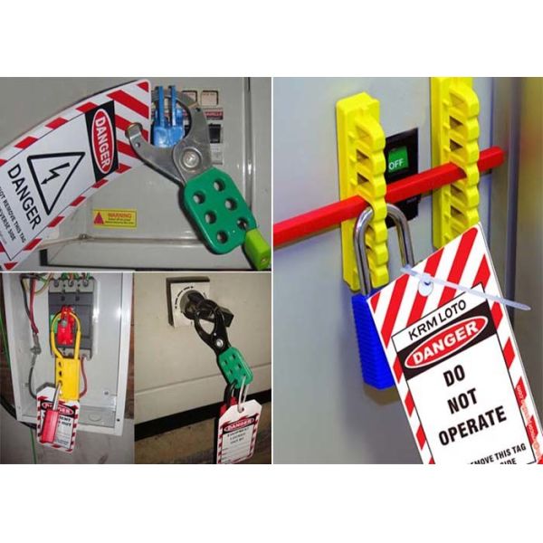 Safety Group Breaker Lock Out , Available 14 Padlocks Electrical Breaker Lockout