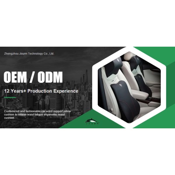 Square Polyester Car Waist Support Cushion for Comfortable and Fashionable Driving