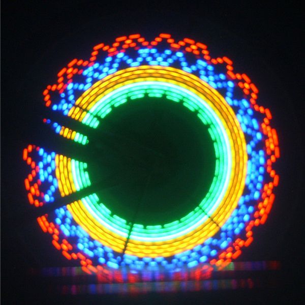 32 LED Flash Spoke Light Lamp for 24 Inches Wheel Battery Powered Outdoor Cycling Lights