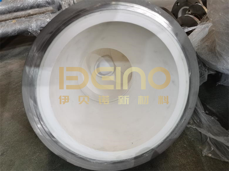 Wear Resistant Ceramic Tee Ceramic Coated Pipe For Lithium Battery