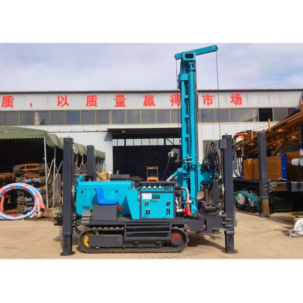 Continuous Operation Air Hammer Drill Rig With High Stability