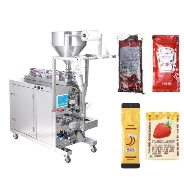 Automatic Multi Lanes Liquid Sachet Packing Machine for Honey Sauce Paste and Ketchup