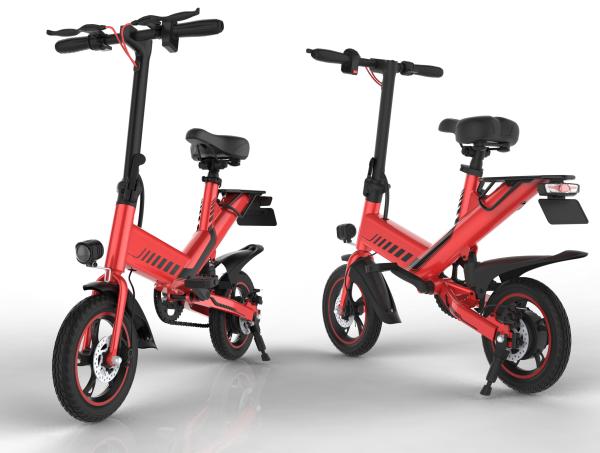 120KG Load Capacity Compact Folding Electric Bike 400W Power Drive For Tourism