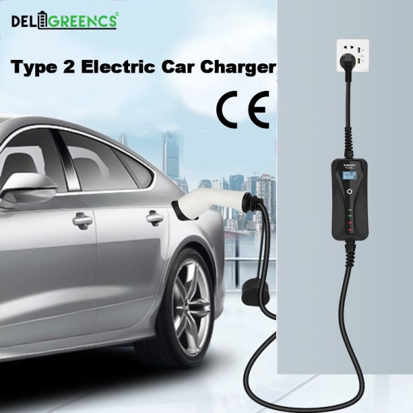 Portable EVSE Charger with 16A Rated Current IP67 Waterproof and 5M Cable Length for Electric Vehicles