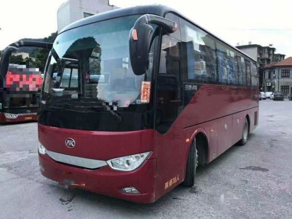 Ankai Brand Used Tour Bus HFF6909 38 Seats Airbag Chassis Yuchai Engine Low Kilometer Used Passenger Bus for Africa