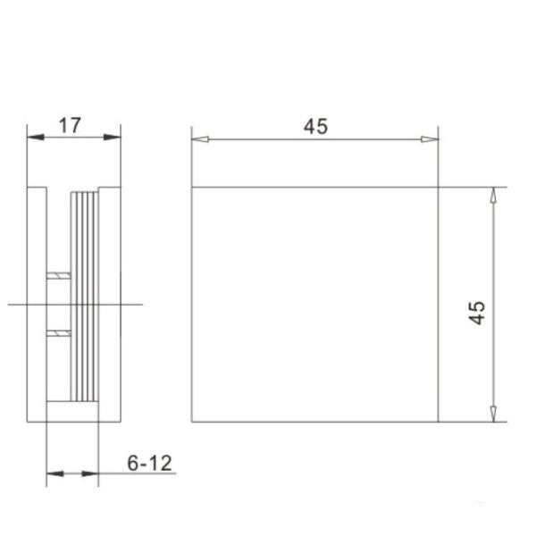 Porte en verre en acier inoxydable, supports en verre, douche sécurisée, accessoires de salle de douche