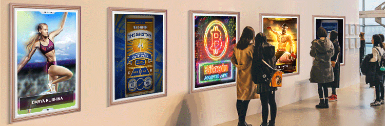 Изготовленный на заказ OEM 43 дисплей рамки картинной рамки NFT цифров дюйма Antiglare