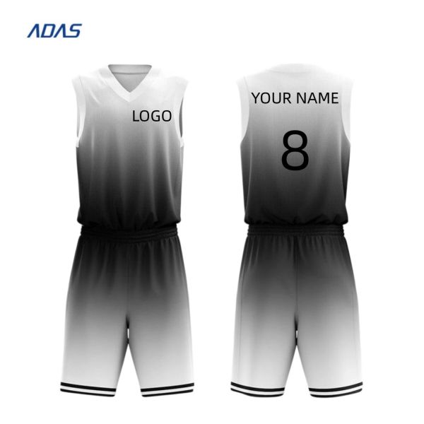 Custom Breathable Plus Size Short Sleeve Unisex Basketball Jersey with Latest Embroidery Design