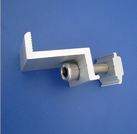 Solar End Clamp Flat Roof Solar Mounting Systems Energy Saving