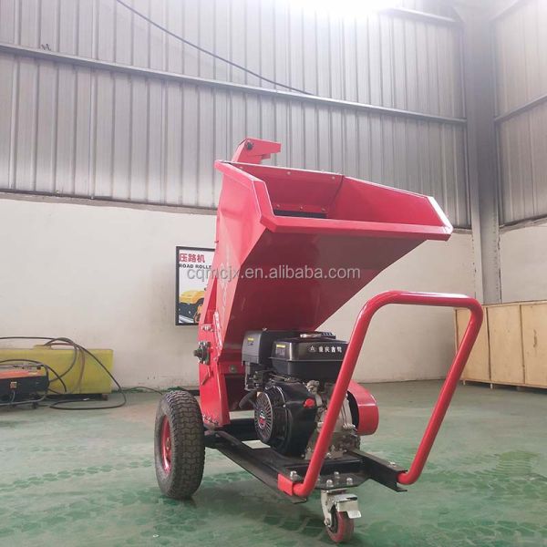 240KG Hand Push Diesel Tree Branch Shredder for Rice Poles and Crop Straw