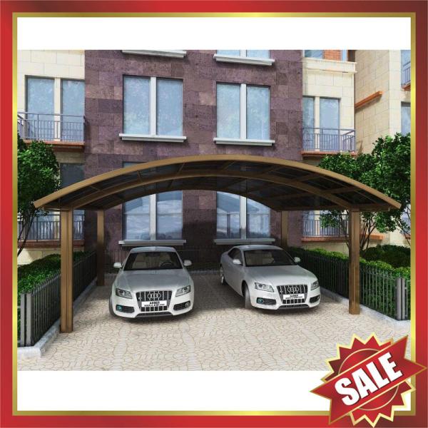 super durable alu aluminum polycarbonate carport parking car shed shelter for villa house building cottage garden park