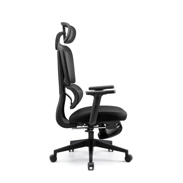 Modern Economic Adjustable Guangzhou Executive Swivel Reclining Sleeping Chair Mesh Ergonomic Office Chair with Lumbar Support