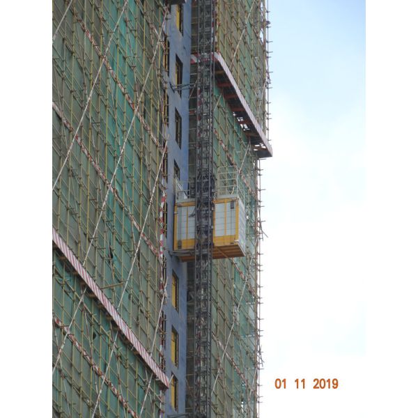 Одиночная клетка 60м/минута 2000 подъемов человека конструкции Кг