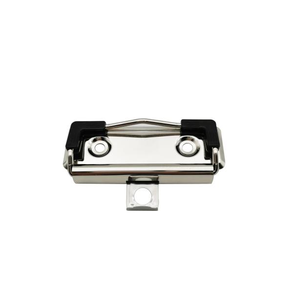 Rectangular Clipboard Clips Metal Notepad Clips 70*30mm With Corner Guards And Ear Hangers