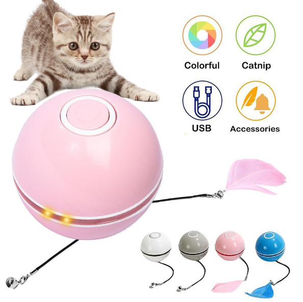 Взаимодействующий USB поручая шарики игрушек кота электронного шарика кота взаимодействующие