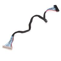 30 câble de connecteur de Pin 2ch 8bits LVDS pour le panneau d'affichage d'affichage à cristaux liquides