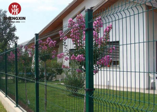 50×200mm PVC Coated Welded Wire Mesh Fence Durable with bends