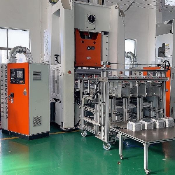 26KW 搭載 パワー PLC制御システム付き アルミホイルシートポップアウトマシン