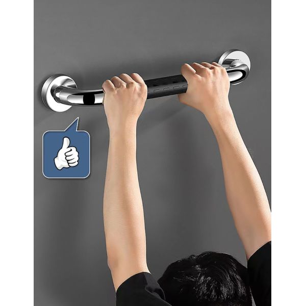 Bathroom Anti Slip Grab Rails , Shower Safety Handles For Seniors Elderly