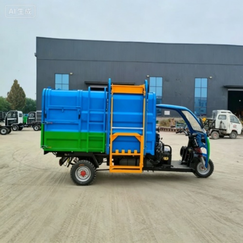 Self‑Loading & Self‑Dumping Garbage Truck , Waste Cleaning & Transfer Sanitation Vehicle