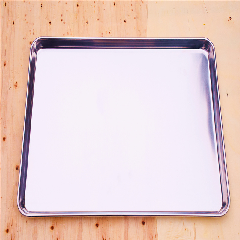 Rk Bakeware China Foodservice NSF Полноразмерная алюминиевая сковорода для булочек с проволокой в ободке / половинная алюминиевая листовая сковорода