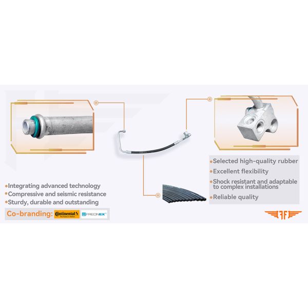 Tuyau de climatisation en aluminium Vito 6388302015 pour Mercedes Benz 2.2L 10-19