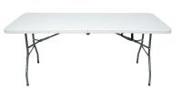 Portatif extérieur d'intérieur en plastique de service résistant de la chaise 6ft de Tableau se pliant de camping