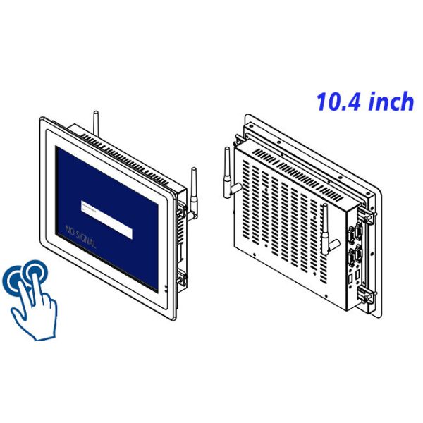 10.4-Inch Industrial Touch Screen for HMI Interfaces and Control Panels