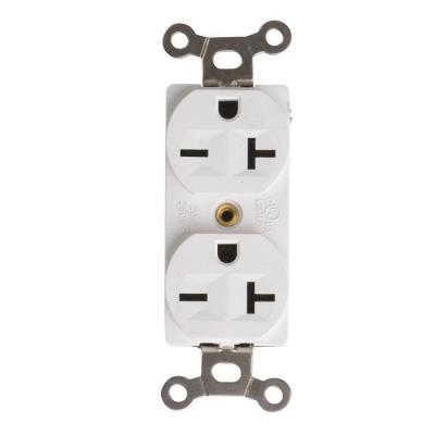 Gourd Type Wall Mounted Duplex Outlet 60Hz 20A 250V Duplex Receptacle Industrial