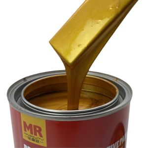 M149 1K Amarillo Dorado Perlado Basecoat Automotriz Amarillo Perlado de Alto Croma