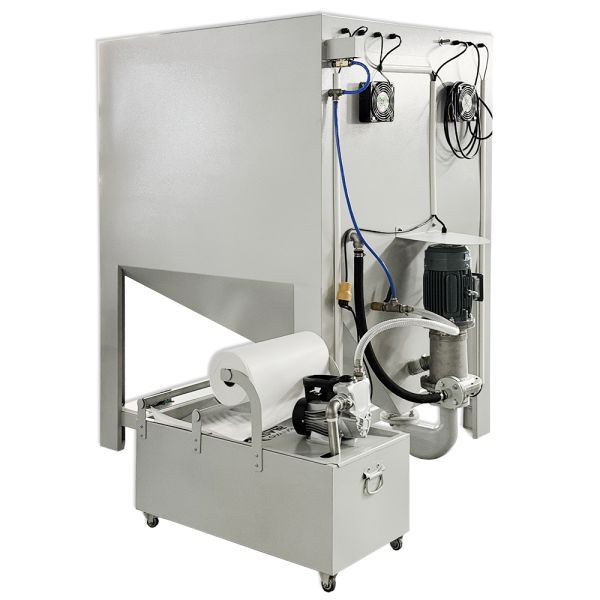 Energy-efficient Wet Sandblasting Cabinet for Surface Cleaning of Automotive Parts and Engines