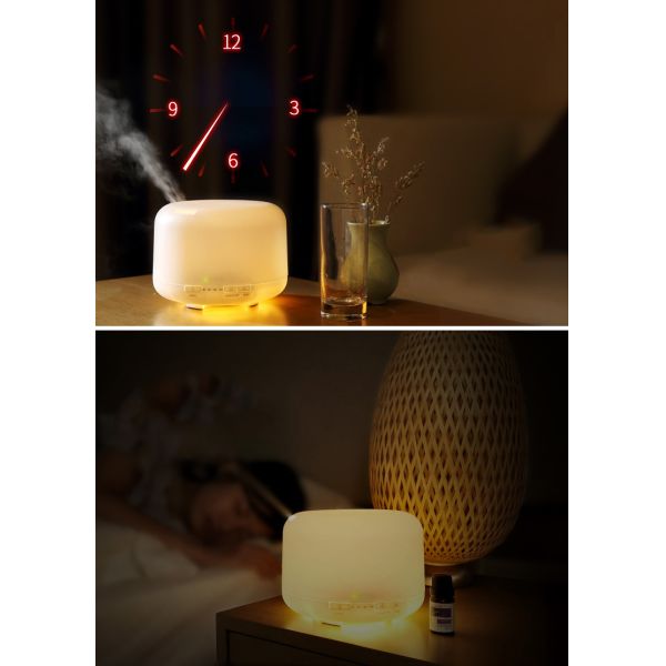 HOMEFISH Humidificador de aroma ultrasónico Difusor Humidistat DC 24V 0.5A