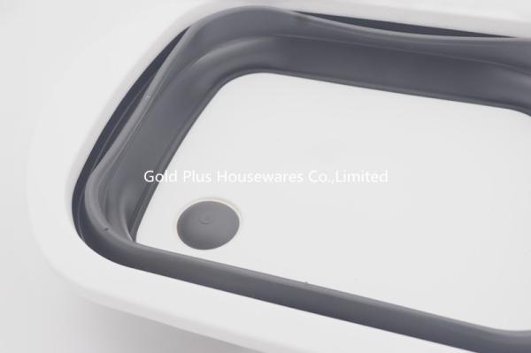 3 In 1 0.118CBM FDA TPR Foldable Plastic Basket