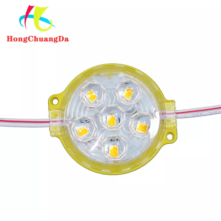 Зеленый цвет желтое красное 1.4W 57*57mm модуля СИД DC индикатора 12V стороны тележки