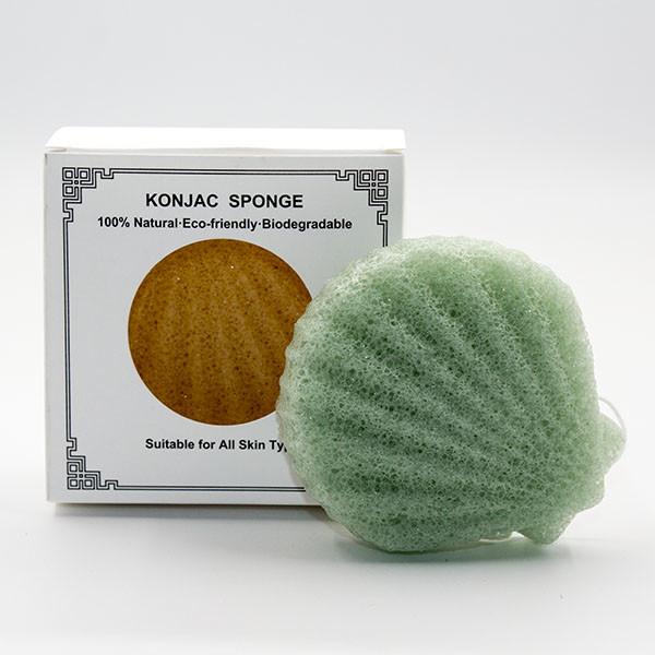 Limpeza de Shell Konjac Sponge For Face