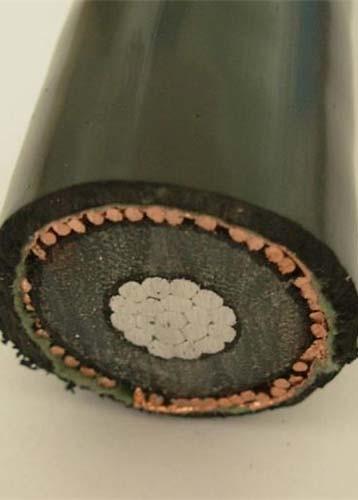 Copper / AL XLPE PE NA2XSY Copper wire+Tape Metallic Screen 630 Sqmm Medium Voltage Power Cables
