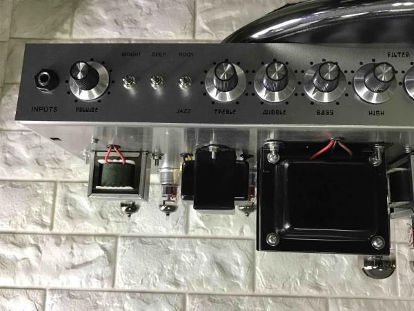 Custom Amplifier Deluxe Handwired Steel String Singer SSS Guitar Amplifier Head 50W with Kinds Tolex Option