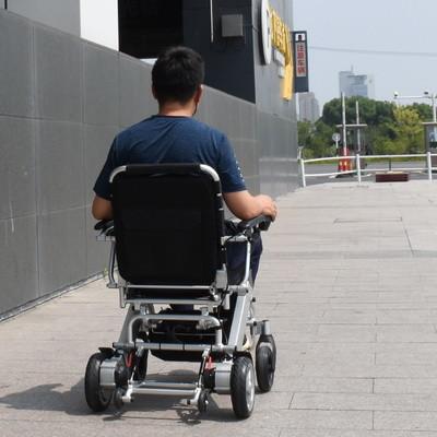 Alu Frame Battery Powered Wheelchair 6km/Hr With Brushless Motor