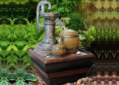 Countryside Garden Lighted Outdoor Water Fountains