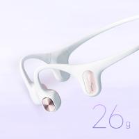 Fones de ouvido de condução óssea sem fio esportivos à prova d'água de ampla frequência